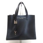 新品同様 MARC JACOBS マークジェイコブス The Mini Grind ザ ミニ グラインド 2WAY トートバッグ ショルダーバッグ ブラック レディース 古着 中古