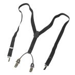  прекрасный товар 80*S Vintage Y*s wise кожа Logo подтяжки ремень черный серебряный цвет металлические принадлежности женский б/у одежда б/у 