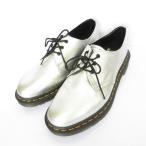  хорошая вещь Dr.Martens Dr. Martens 1461 MET металлик кожа 3 отверстие обувь UK6 25cm серебряный женский б/у одежда б/у 