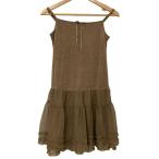  прекрасный товар PINK HOUSE Pink House chu-rudo King tia-do топ туника M Brown женский б/у одежда б/у 