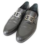  хорошая вещь FRATELLI ROSSETTIf Latte  Lilo Sette . Loafer бизнес обувь размер 8 1/2 примерно 27cm черный мужской б/у одежда б/у 