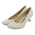 ショッピングロエベ 新品同様 LOEWE ロエベ トイ レザー パンプス サイズ36 23cm相当 ホワイト レディース 古着 中古