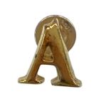 良品 SYMPATHY OFF SOUL シンパシーオブソウル SV925 イニシャルピアス「A」 イエローゴールドカラー メンズ レディース 古着 中古