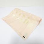 ショッピングLOUIS 良品 LOUIS VUITTON ルイヴィトン モノグラム 刺繍 シルクスカーフ ストール ピンク レディース 古着 中古