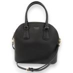 未使用 kate spade new york ケイトスペード シルビア ドーム サッチェル 2way ハンドバッグ ショルダーバッグ ブラック レディース 古着 中古