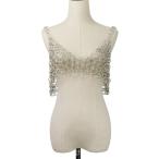  как новый Chika Kisadachi устрица sada прозрачный бисер бюстье CZ-24099 прозрачный × серебряный цвет женский б/у одежда б/у 
