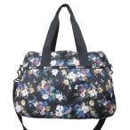  как новый LeSportsac Le Sportsac цветок принт 2WAY сумка "Boston bag" сумка на плечо черный многоцветный женский б/у одежда б/у 