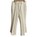 ショッピングディースクエアード 良品 DSQUARED2 ディースクエアード ツイードロングパンツ サイズ36 ホワイト レディース 古着 中古