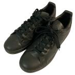 美品 adidas アディダス スタンスミス スニーカー FX5499 サイズ25.5cm ブラック メンズ 古着 中古