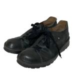  хорошая вещь DOLA ASWdo-la воздушный чувство walk боковой Zip кожа гонки выше обувь 23.0EEEE черный женский б/у одежда б/у 