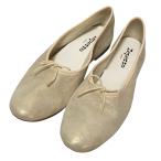  как новый Repetto Repetto MANON балетки плоская обувь размер 39 примерно 25cm металлик цвет женский б/у одежда б/у 