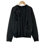 美品 24SS Mila Owen ミラオーウェン シアーアンサンブル カーディガン ニット セット 09WND242112/09WNT242113 サイズ0 ブラック レディース 古着 中古