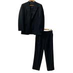  прекрасный товар Aquascutum Aquascutum Zegna земля необшитый на спине 1B жакет слаксы выставить taki сиденье размер 90A4/78 черный мужской б/у одежда б/у 