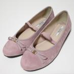  как новый her lip to - - "губа" tuSuede Ballet Flats балетки 24.0cm степень Pink Lady -s б/у одежда б/у 