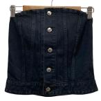  хорошая вещь HYKE высокий k Denim ремешок отсутствует bare top бюстье 2woshu черный женский б/у одежда б/у 