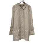  хорошая вещь BURBERRY LONDON Burberry London TORDENE отложной воротник полупальто Англия производства 8 бежевый женский б/у одежда б/у 