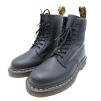 美品 Dr.Martens ドクターマーチン 1460 8ホールブーツ ワークブーツ レースアップ スムースレザー シューズ UK7/26.0cm 黒 ブラック メンズ 古着 中古