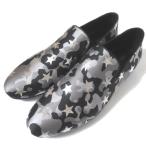  не использовался JIMMY CHOO Jimmy Choo SLOANE камуфляж Star Jaguar do туфли без застежки спортивные туфли 42 27cm соответствует серый мужской б/у одежда б/у 