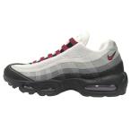 良品 NIKE ナイキ AIR MAX 95 エアマックス 95 スニーカー シューズ ローカット 27cm ブラック/ダークビートルート-パール グレー メンズ 古着 中古