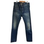 ショッピングused 美品 DENHAM デンハム BOLT スキニーフィット USED加工 デニムパンツ ジーンズ W29 インディゴブルー メンズ 古着 中古