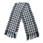  прекрасный товар FELICE regalo Ferrie che rega-ro вязаный muffler бахрома белый белый синий b люмен z женский б/у одежда б/у 