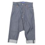  прекрасный товар 22SS JUNYA WATANABE MAN Junya Watanabe man Comme des Garcons шерсть . Denim шаровары WI-P025 индиго XS мужской б/у одежда б/у 