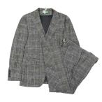  как новый junhashimoto Jun - si Moto CLASSIC UNCON JACKET стрейч джерси костюм-тройка выставить проверка серый 5 мужской б/у одежда б/у 