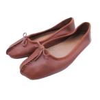  хорошая вещь clarks Clarks Freck le Icefrekru лёд лента Flat балетки туфли-лодочки обувь 23.0 чай Brown женский б/у одежда б/у 