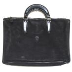 美品 Felisi フェリージ 9841 オールレザー ブリーフケース ビジネスバッグ ブラック メンズ 古着 中古