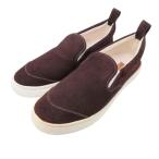  как новый buddybatiG.S German Shepherd Low замша туфли без застежки спортивные туфли кожа обувь обувь 26.5cm темно-коричневый мужской б/у одежда б/у 