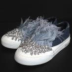 美品 miumiu ミュウミュウ ビジュー×