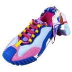 未使用 DOLCE&GABBANA ドルチェアンドガッバーナ ローカット スニーカー スカーフ付き ナイロン シューズ 37 マルチカラー レディース 古着 中古