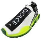 ショッピングGABBANA 新品同様 DOLCE&GABBANA ドルチェアンドガッバーナ スリッポン ソレントニット ローカット スニーカー シューズ 37 グリーン レディース 古着 中古