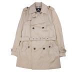 BURBERRY BLACK LABEL Burberry Black Label тренчкот двойной breast жакет необшитый на спине L бежевый мужской б/у одежда б/у 