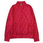  прекрасный товар HYSTERIC GLAMOUR Hysteric Glamour спортивная куртка блузон джерси общий рисунок Logo размер S красный / черный мужской б/у одежда б/у 