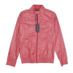 ショッピングGABBANA 美品 DOLCE&GABBANA ドルチェアンドガッバーナ GIUBBINO コーティング加工 ブルゾン ジップ ジャケット 44 赤 レッド  メンズ 古着 中古