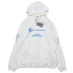 未使用 BALENCIAGA バレンシアガ World Food Program Hoodie スウェット パーカー プルオーバー カットソー XS ホワイト メンズ 古着 中古