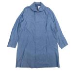  хорошая вещь ORCIVALo-si bar круг воротник автомобиль n пятно - пальто с отложным воротником весеннее пальто жакет внешний 0 темно-синий женский б/у одежда б/у 