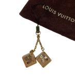 新品同様 LOUIS VUITTON ルイヴィトン アクセソワールテレフォンヌ アンクルージョン キーホルダー チャーム M65323 ベージュ レディース 古着 中古