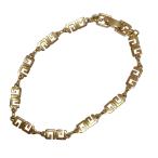  хорошая вещь GIVENCHYji van si. Logo цепь браслет Gold цвет женский б/у одежда б/у 