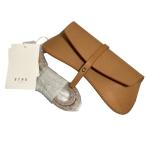  не использовался ETRE TOKYOetore Tokyo язык do кожа солнцезащитные очки кейс бежевый женский б/у одежда б/у 