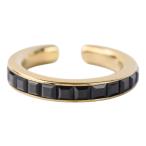  прекрасный товар HirotakahirotakaK10 black sapphire ушные каффы Gold черный женский б/у одежда б/у 