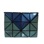  прекрасный товар BAOBAO ISSEY MIYAKEba весь o Issey Miyake футляр для карточек ячейка для монет Mini бумажник зеленый голубой женский б/у одежда б/у 