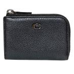  прекрасный товар COACH Coach L Zip чехол для ключей CS719 черный женский б/у одежда б/у 