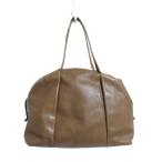  хорошая вещь Jurgen Lehl Jurgen Lehl кожа Mini сумка "Boston bag" Brown женский б/у одежда б/у 