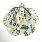 ショッピングシャネル CHANEL シャネル ヴィンテージ 総柄 カメリア ブローチ コサージュ ベージュ レディース 古着 中古