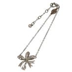  как новый SWAROVSKI Swarovski лента узор стразы цепь браслет аксессуары серебряный цвет женский б/у одежда б/у 