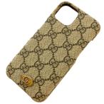 GUCCI Gucci GGs шкив miPhone14 соответствует смартфон кейс 753609 бежевый мужской женский б/у одежда б/у 