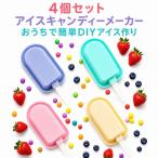4個セット アイスキャンディーメーカー シリコン アイスキャンディー型 製氷皿 DIY アイスモールド アイスクリーム型 手作りアイス 製氷器 アイスバー型 蓋付き