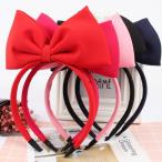リボンのカチューシャ 赤リボン 子供用 ガールズ プリンセス レッド 赤 白雪姫 リボン カチューシャ 魔女 可愛い 赤い りぼん ヘアアクセサリー アクセ